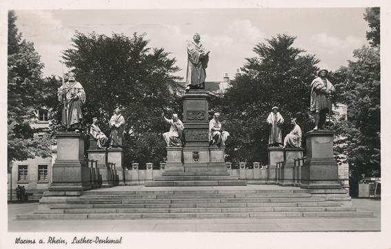 Bildergebnis fr ansichtskarte lutherdenkmal worms